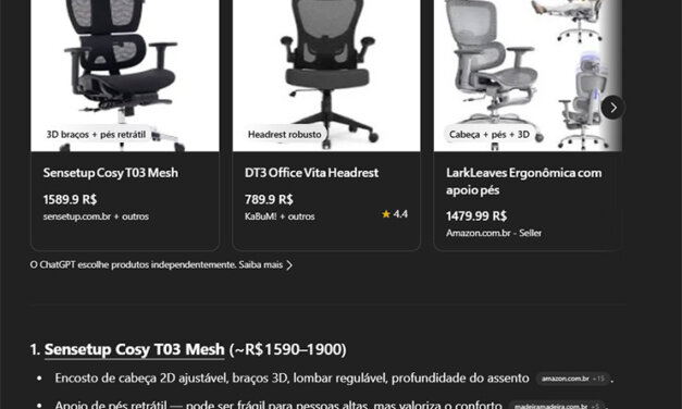 ChatGPT: funcionalidade de compras chega ao Brasil