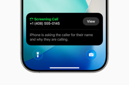 Apple; iOS; Call Screening