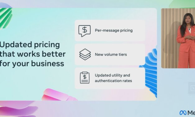 Correção: WhatsApp reduz preço de mensagens de utilidade e autenticação
