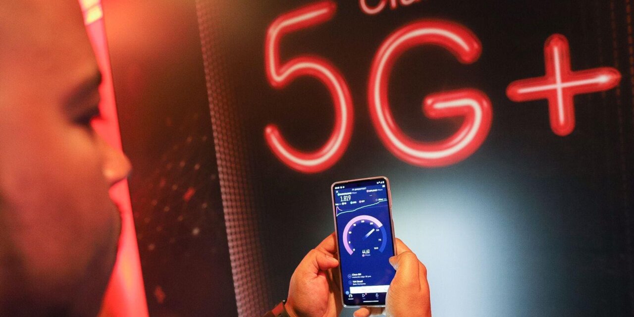 5G da Claro é o  mais rápido pelo 5º ano consecutivo, diz Ookla