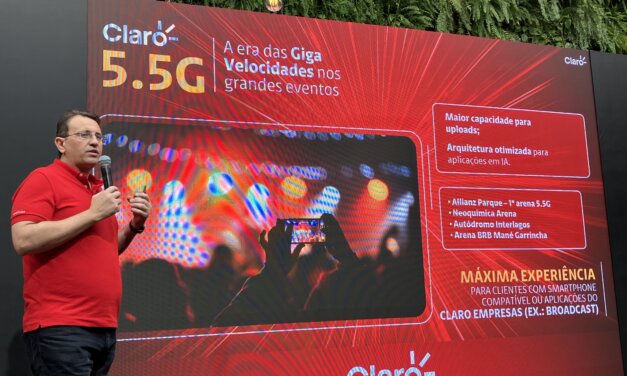 Claro levará 5,5G para grandes eventos e espaços com alta densidade de usuários