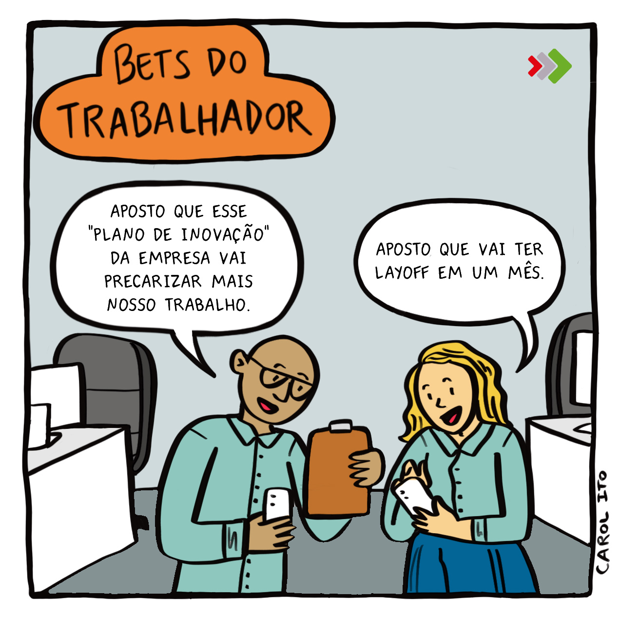 carol ito, cartum