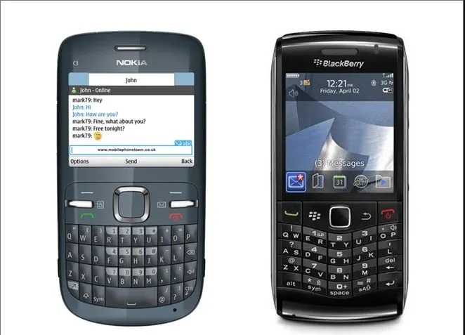 Nokia; BlackBerry
