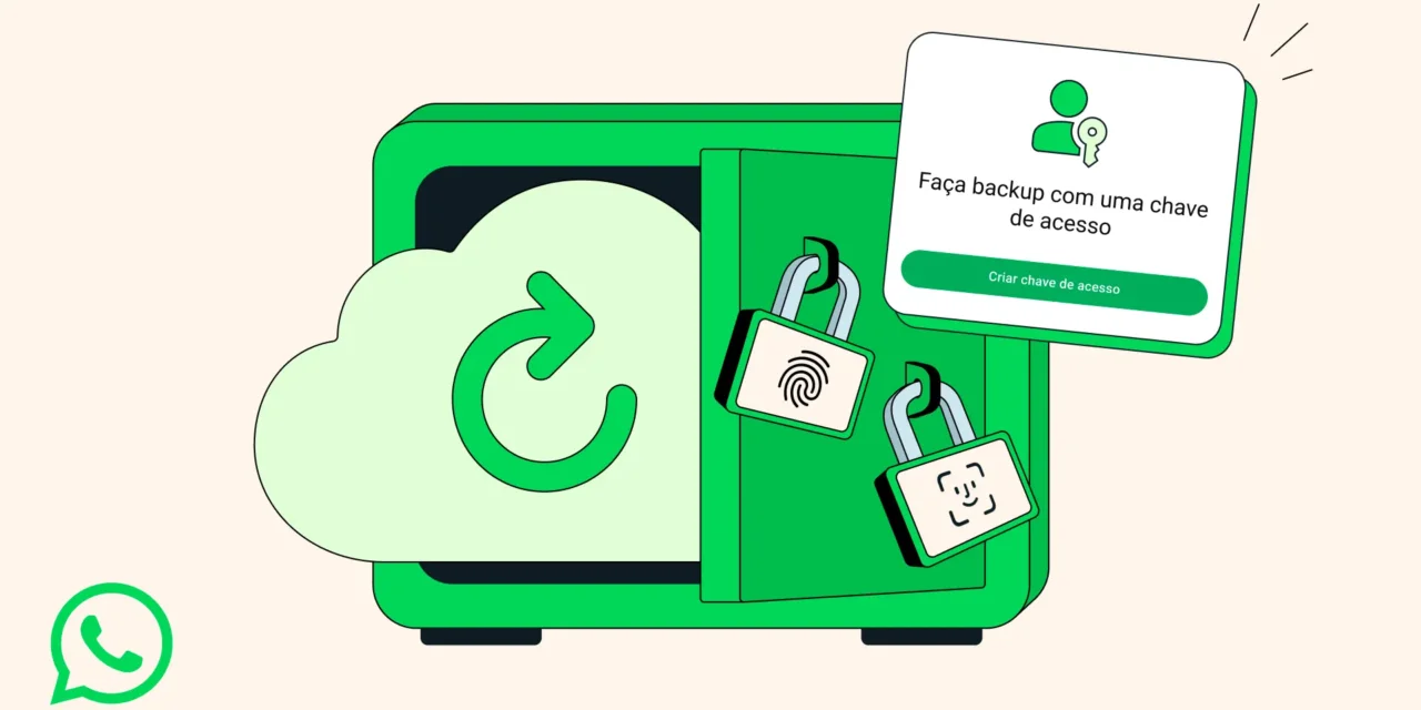Backup do WhatsApp passa a ser protegido por biometria ou pincode