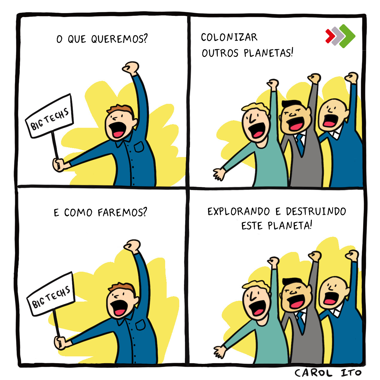 cartim, carol ito, fim do mundo