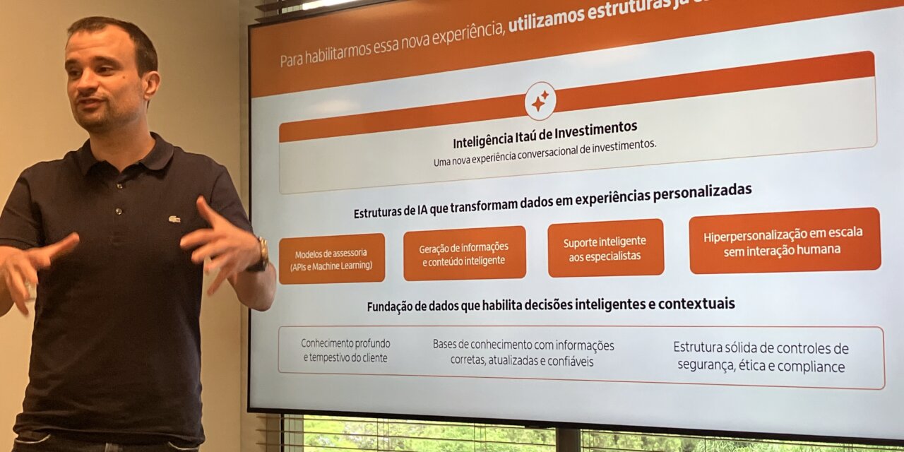 Itaú ampliará testes com agentes de IA de investimento para 100 mil usuários