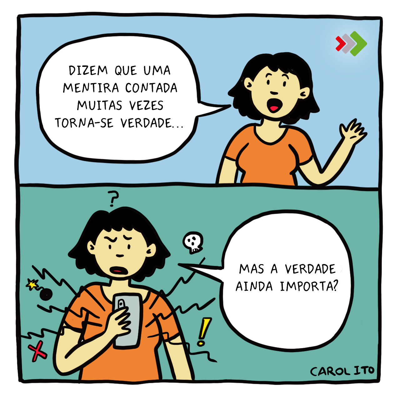 cartum #167, carol ito, verdade