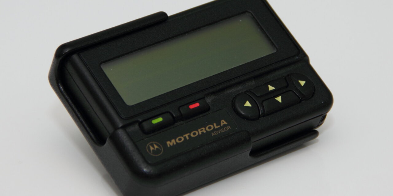 A meteórica história do pager