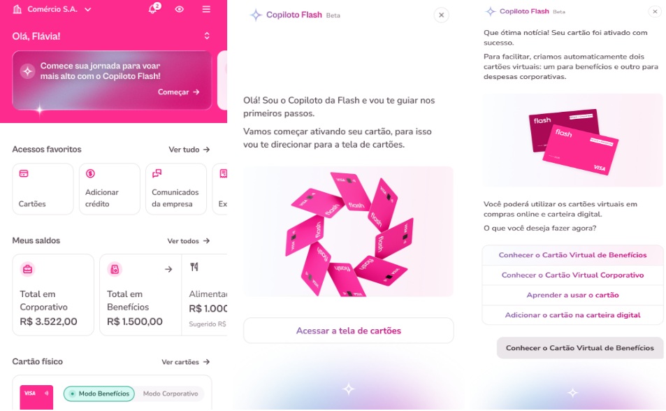 Flash lança copiloto com IA para auxiliar colaborador em dúvidas no app e WhatsApp 1 Flash, Copiloto, benefício, RH, HRTech, IA