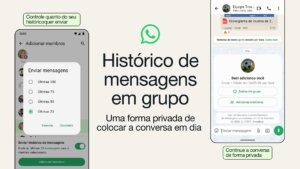 WhatsApp lança histórico de mensagens de grupo 1 histórico de mensagens de grupo