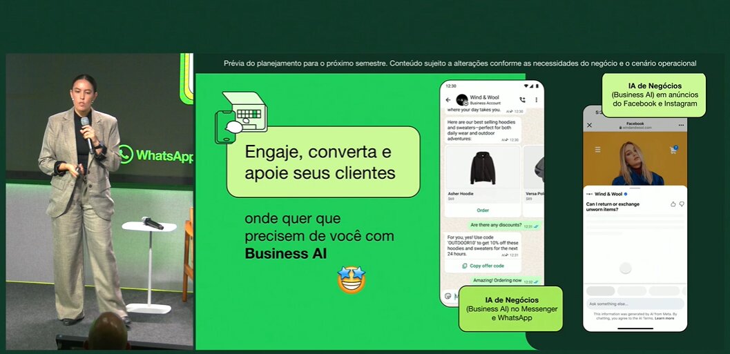 Business AI da Meta começa a ser liberado para PMEs do Brasil