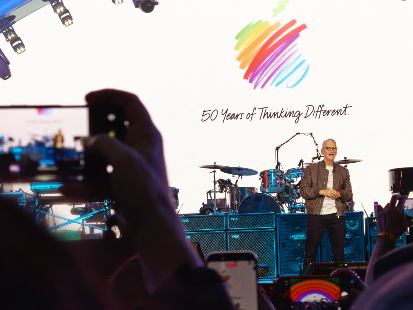 As cinco décadas da maçã