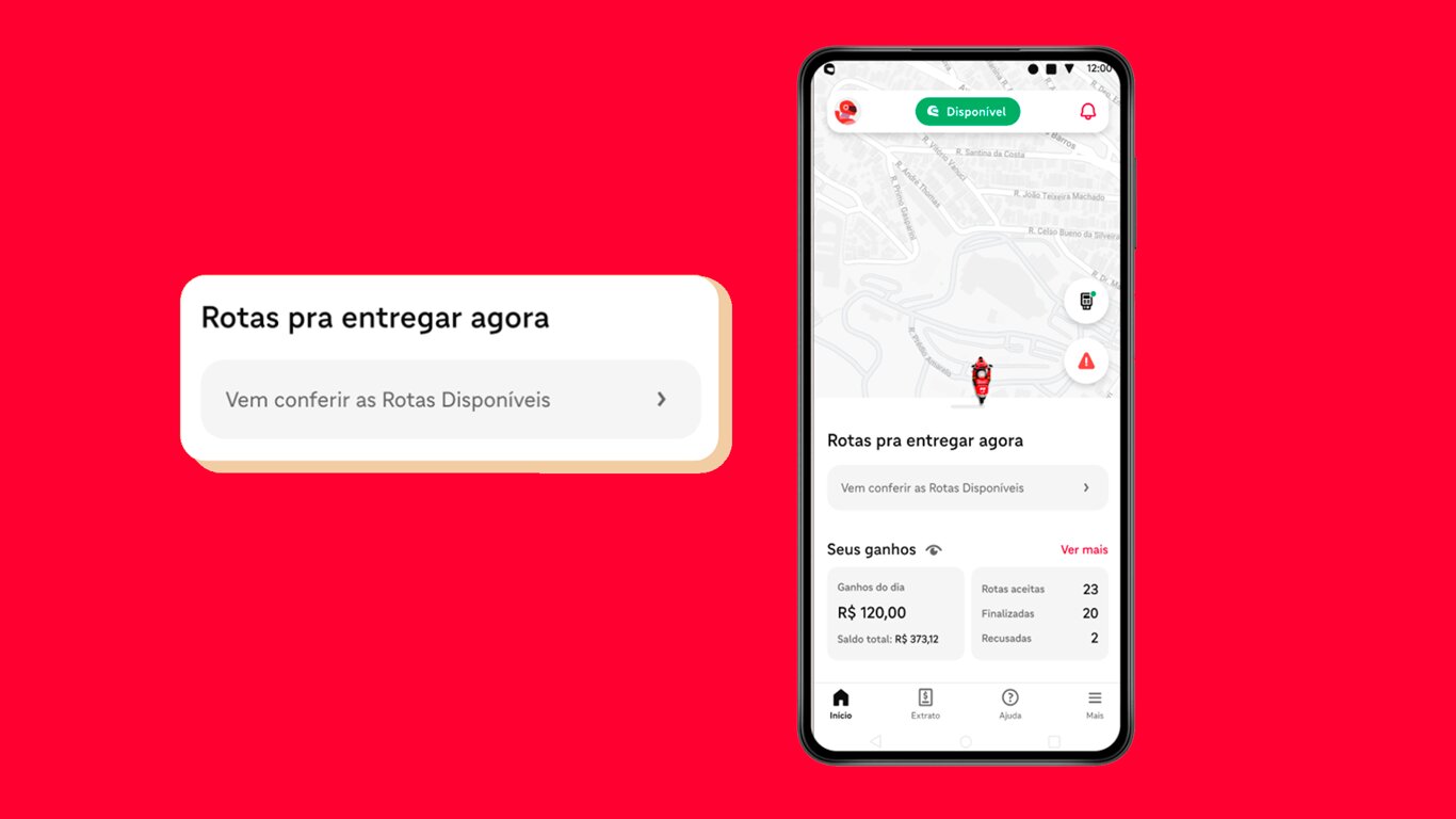 Nova ferramenta do iFood permite que entregadores escolham entrega