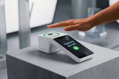 Positivo, Tencent Cloud, PalmAI, Pagamento, biometria, mão