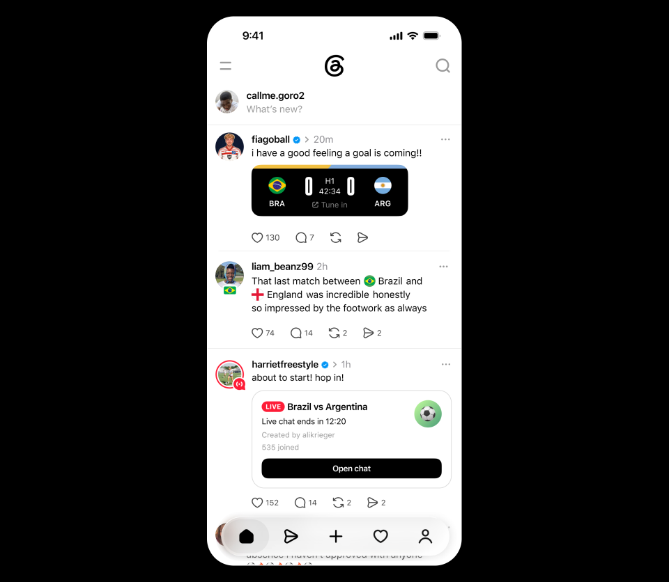 Meta, Familia de Apps, Copa do Mundo, Instagram, Facebook, Messenger, Threads, WhatsApp