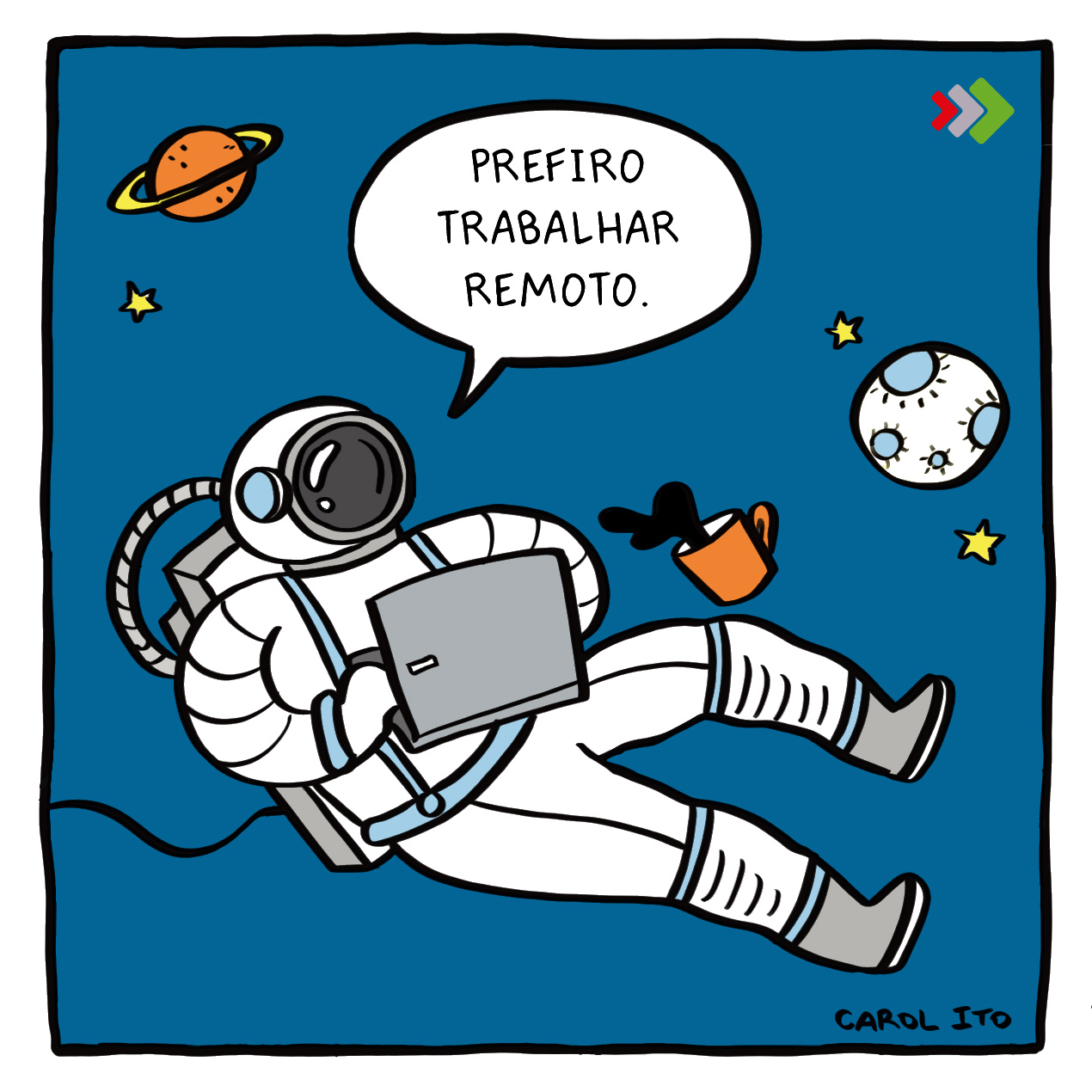 Cartum 191 - trabalho remoto - Carol ito 2 carol ito