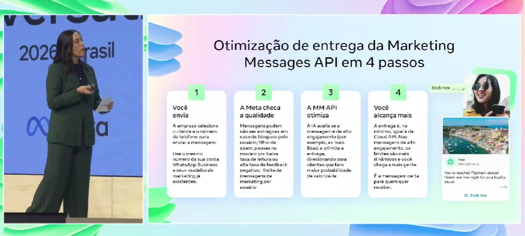 WhatsApp ganha API de mensagem de marketing com ROI e leilão