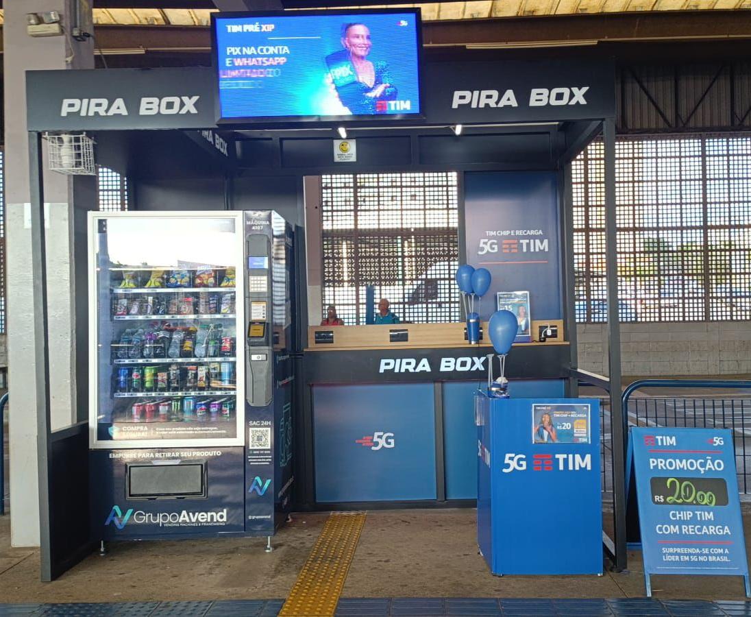 TIM inaugura primeiro quiosque em terminais de transporte