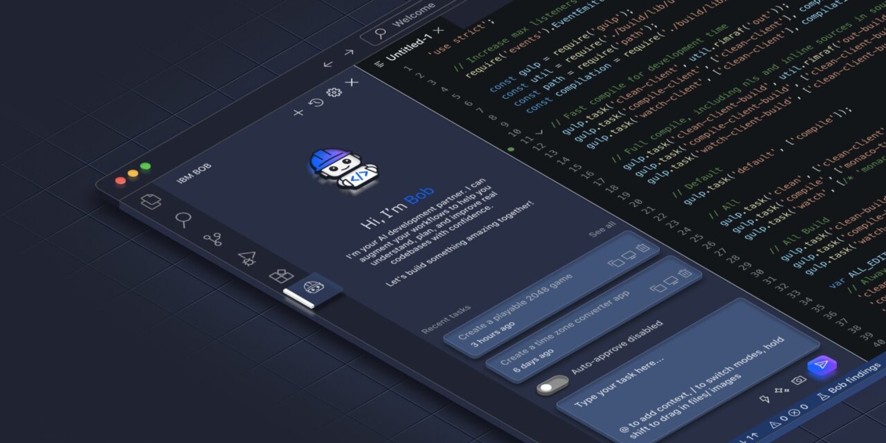 Atualização do IBM Bob tem fluxos de trabalho pré-construídos e integração multiagente