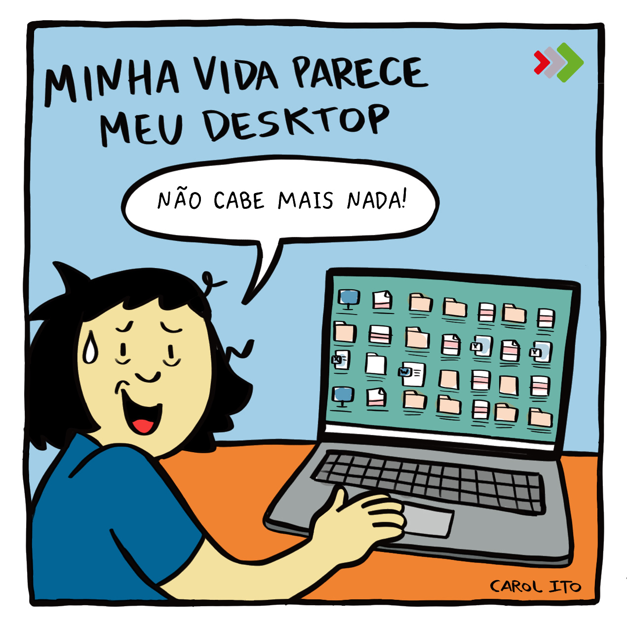 carol ito, cartum