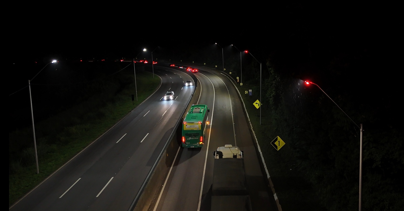 TIM e ERP Litoral Pioneiro testam sinalização luminosa na Serra do Mar