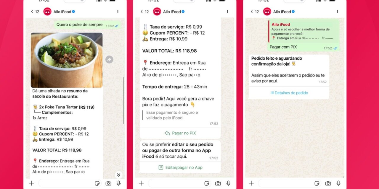 Ailo: IA generativa do iFood no WhatsApp passa a ser conversacional