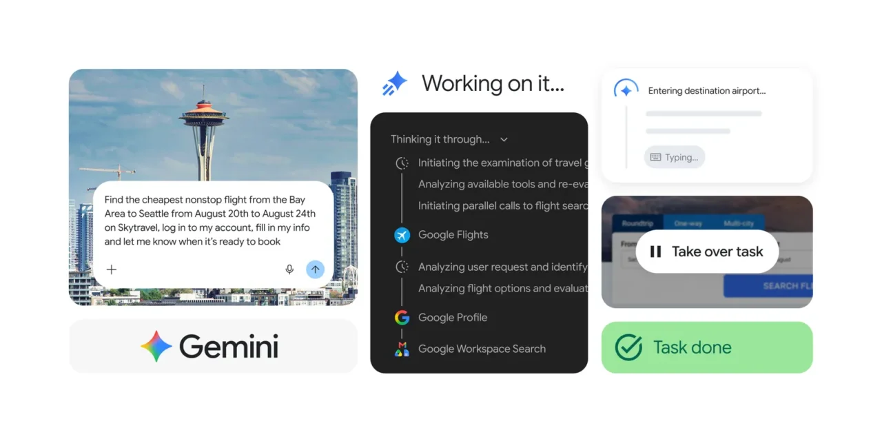 Google começa a combinar agente Gemini Spark com o Chrome