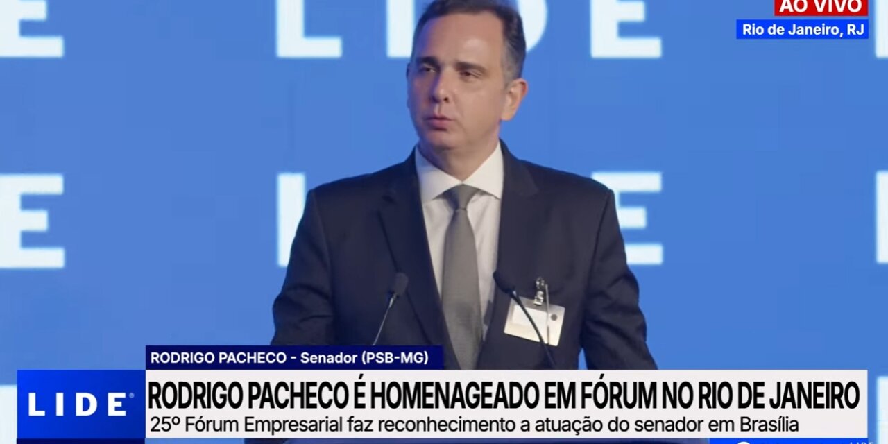 Rodrigo Pacheco pede regulação para plataformas digitais e IA