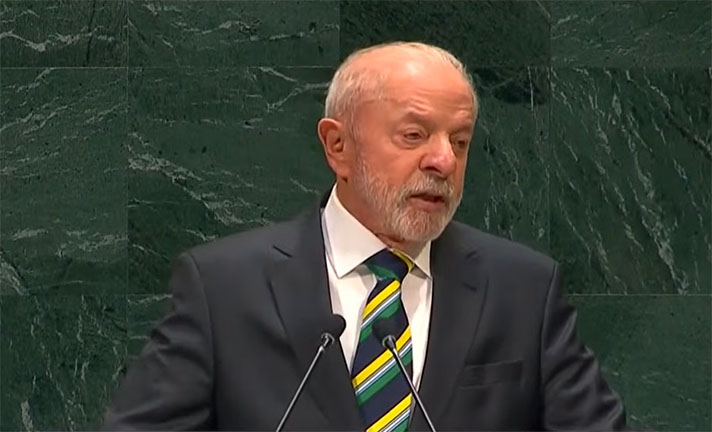 Na ONU, Lula critica ausência de regulação para big techs, fala de bets, IA e Pix 8 Lula na ONU