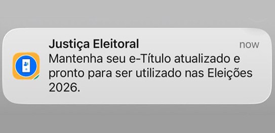 TSE usa e-Título e notificações push para interagir com o eleitor brasileiro