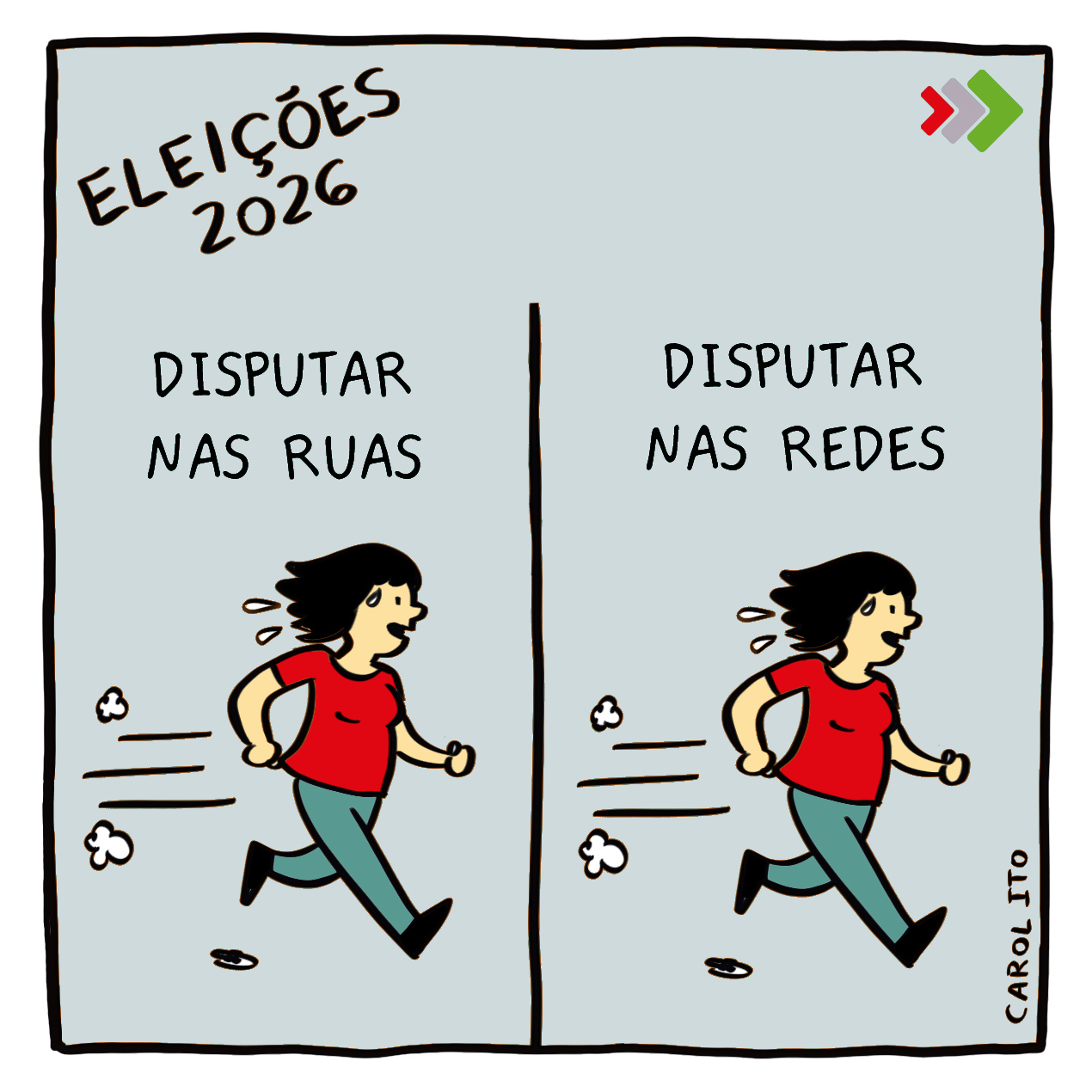 Cartum 209 - Carol Ito - Eleições 2026 2 cartum209 carol eleicoes26
