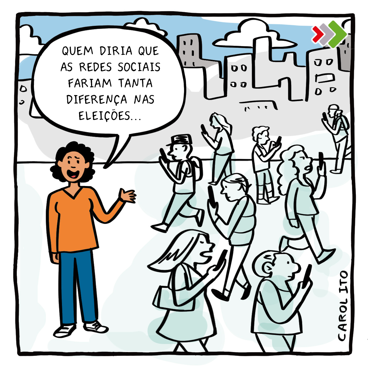 Cartum 211 - Eleições e redes sociais - Carol Ito