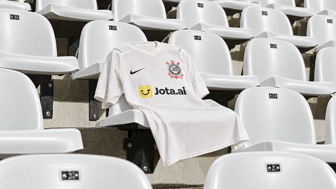 Jota.ai patrocina camisa do Corinthians