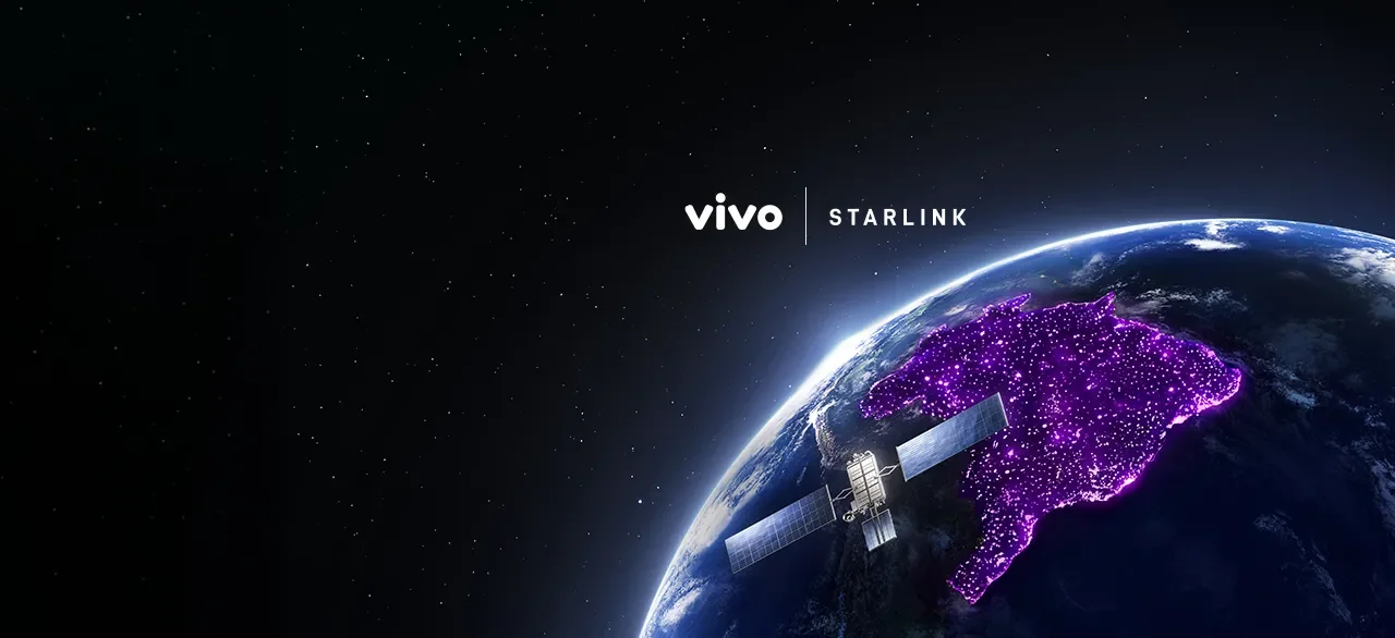 Vivo lança conectividade satelital com Starlink